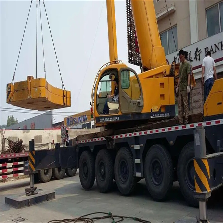 黔西南当地吊车出租|机器吊装|75吨|工厂搬迁服务